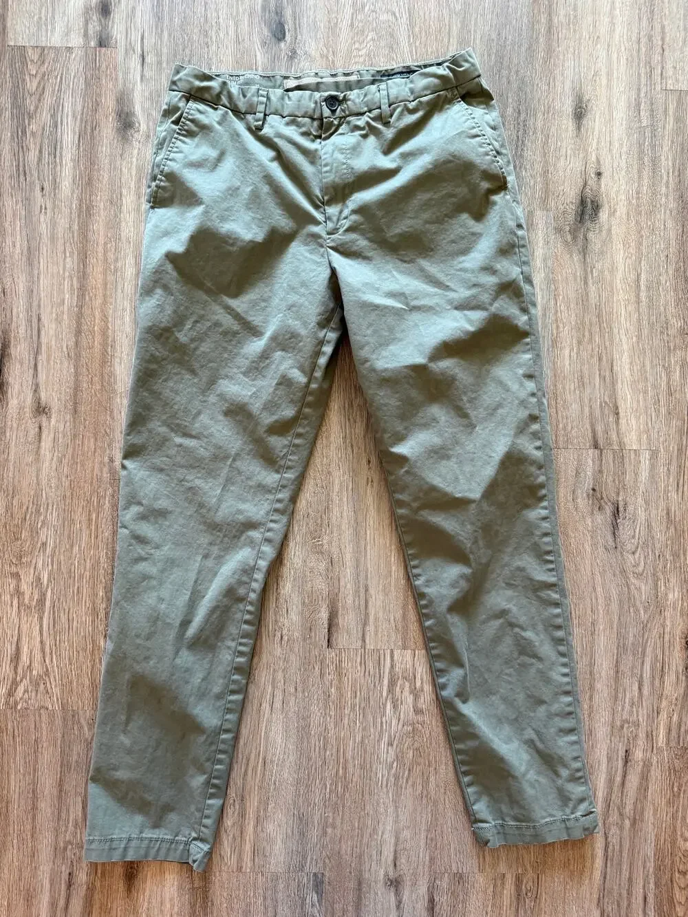Banana Republic Lived In Chino Slim Fit Men’s Green Pants Size 35x34